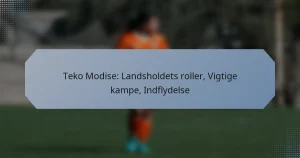 Teko Modise: Landsholdets roller, Vigtige kampe, Indflydelse